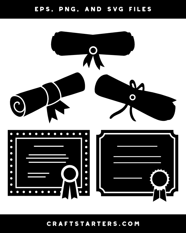 Diploma Silhouette Clip Art