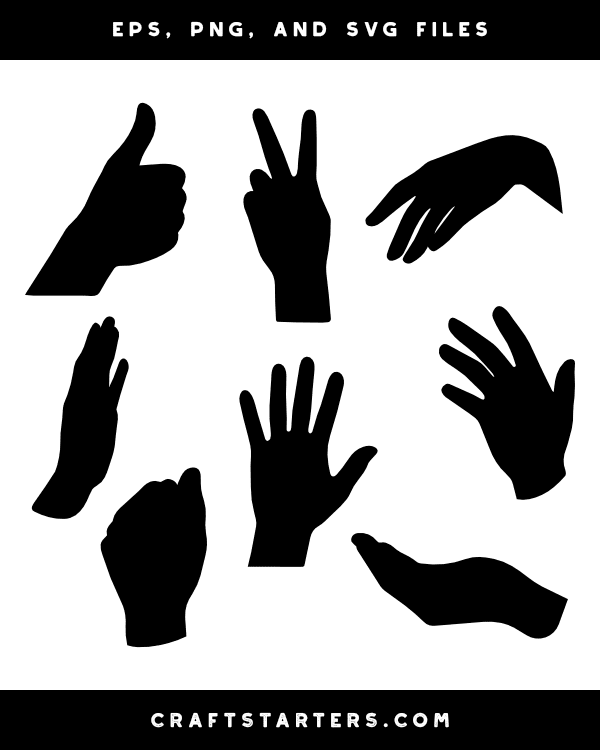 Hand Silhouette Clip Art