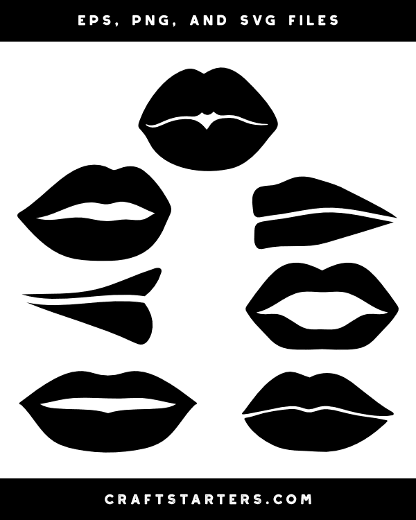 Lips Silhouette Clip Art