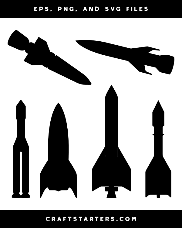 Rocket Silhouette Clip Art