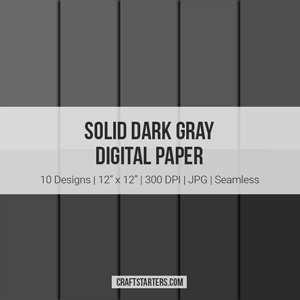 Solid Dark Gray Digital Paper