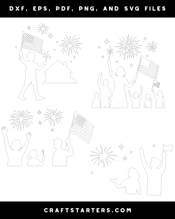 4th of July Scene Patterns