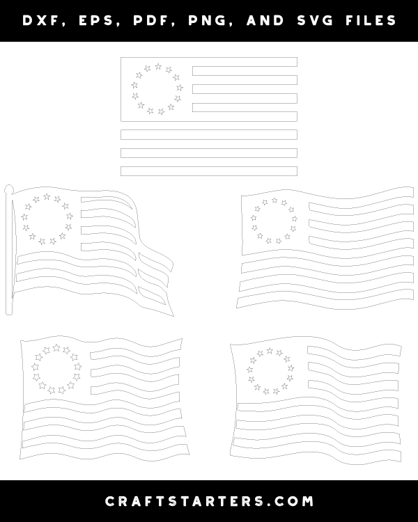 Betsy Ross Flag Patterns