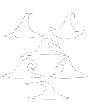 Creepy Witch Hat Patterns