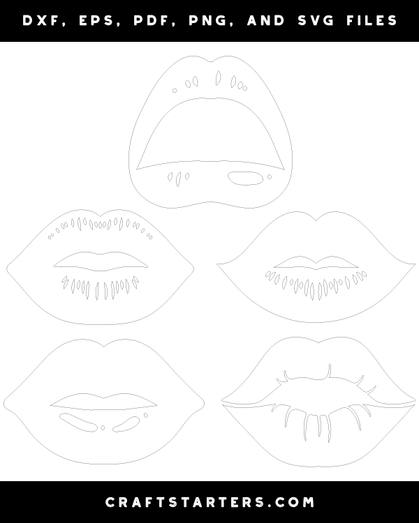Detailed Lips Patterns