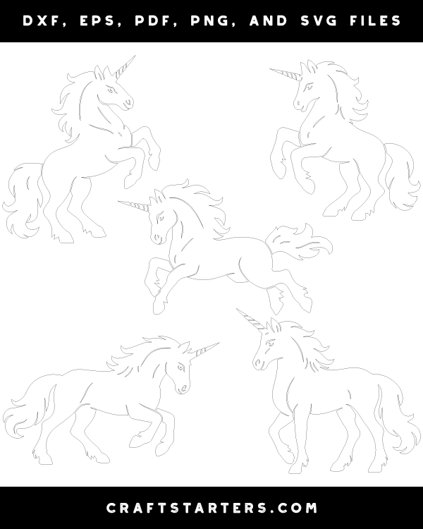 Detailed Unicorn Patterns
