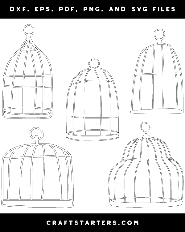 Doodle Bird Cage Patterns
