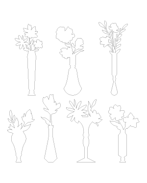Elegant Flower Vase Patterns
