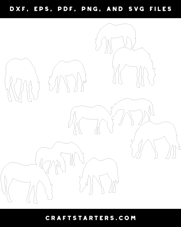 Grazing Horses Patterns