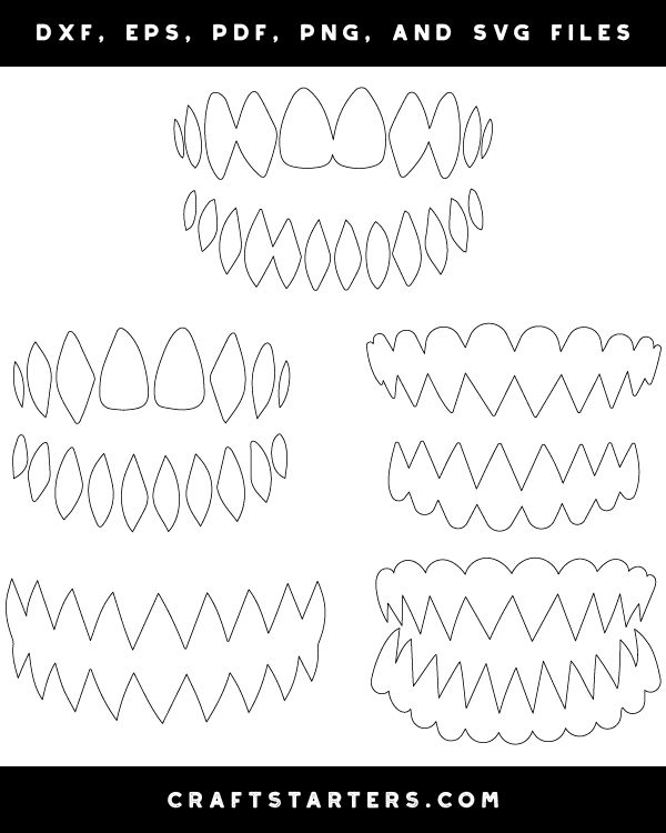 Sharp Teeth Patterns