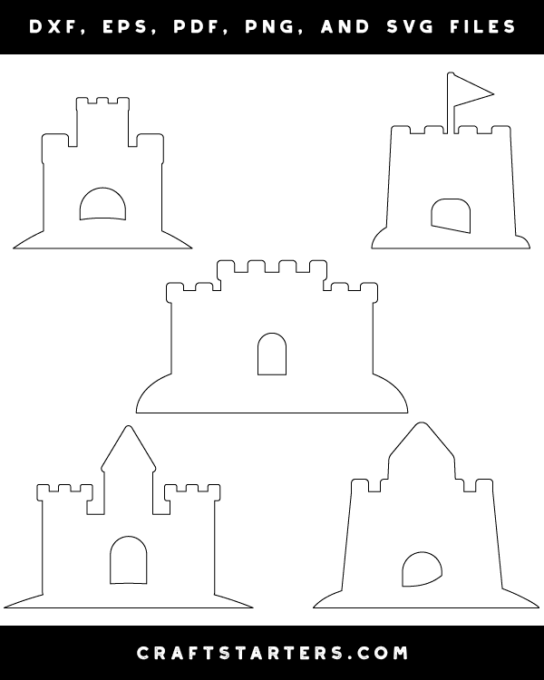 Simple Sand Castle Patterns