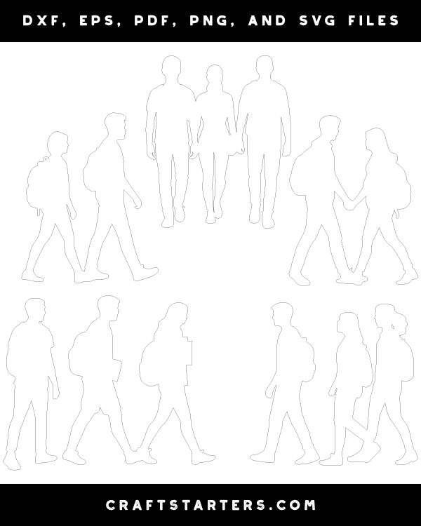 Walking College Students Patterns