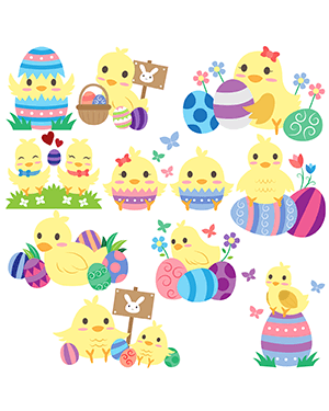 Baby Chick Digital Stamps