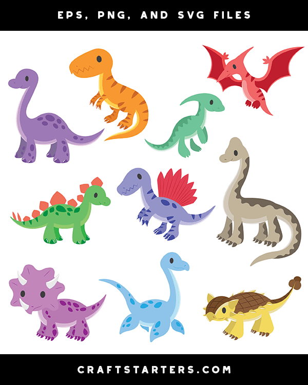 Baby Dinosaur Clip Art