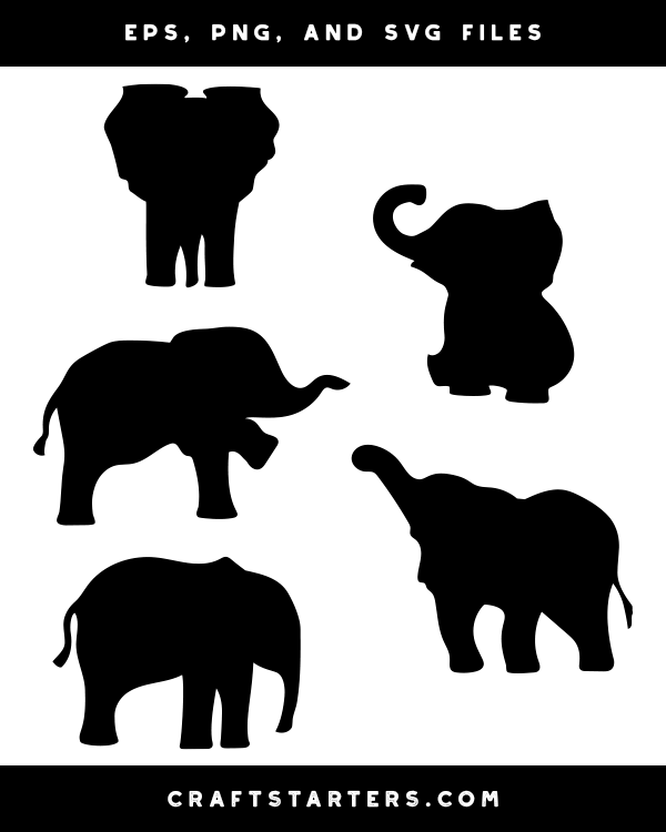 Free Free 153 Baby Elephant Svg Black And White SVG PNG EPS DXF File