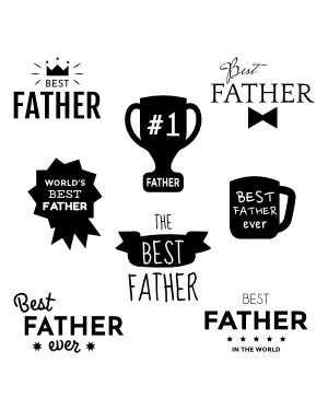 Best Father Silhouette Clip Art
