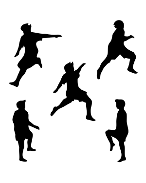 Boy Soccer Player Silhouette Clip Art