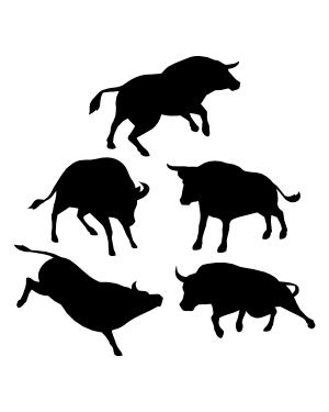 Bull Silhouette Clip Art