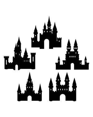 Castle Silhouette Clip Art