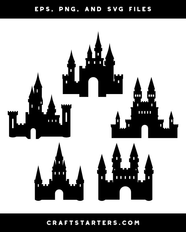 Castle Silhouette Clip Art