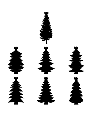 Christmas Tree With Angel Silhouette Clip Art