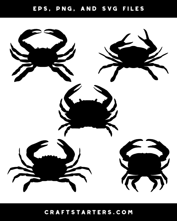 crab silhouette clip art