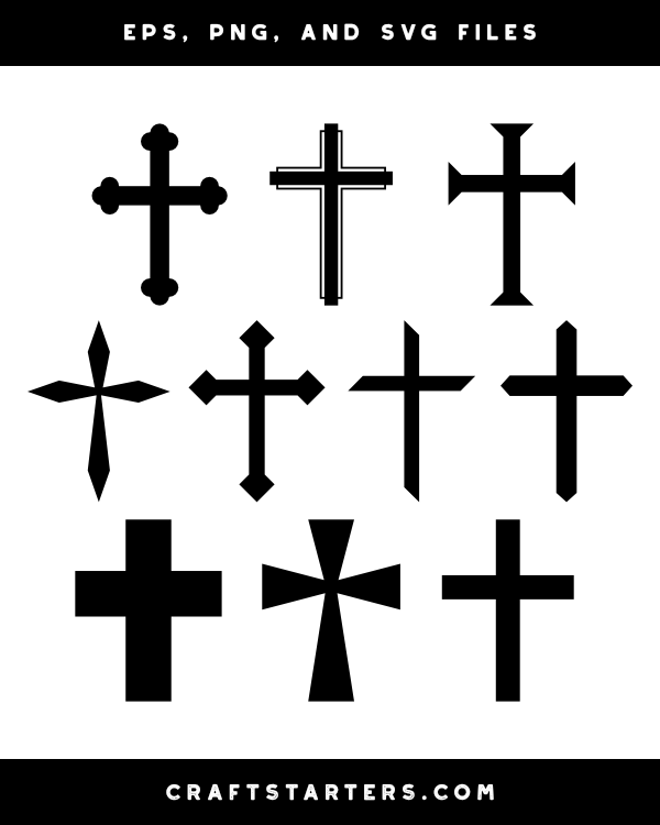 cross designs clip art