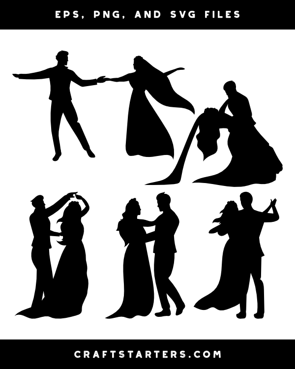 dance clip art silhouette