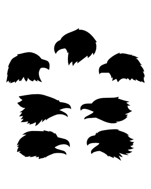 Eagle Head Silhouette Clip Art