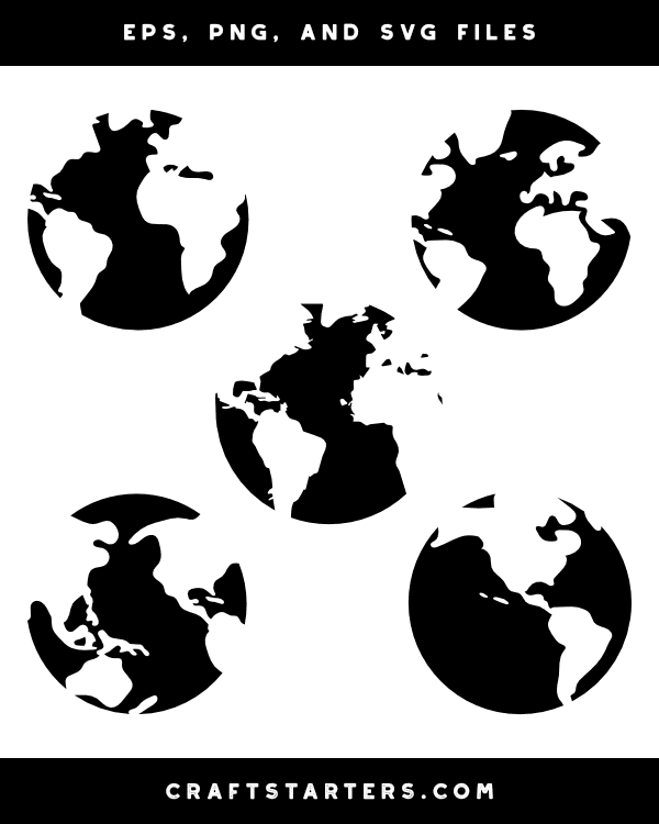 Earth Silhouette Clip Art
