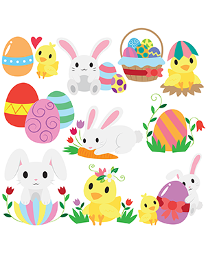 Easter Digital Stamps