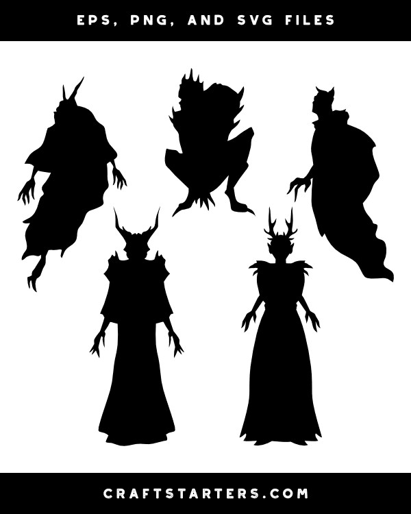 Evil Spirit Silhouette Clip Art