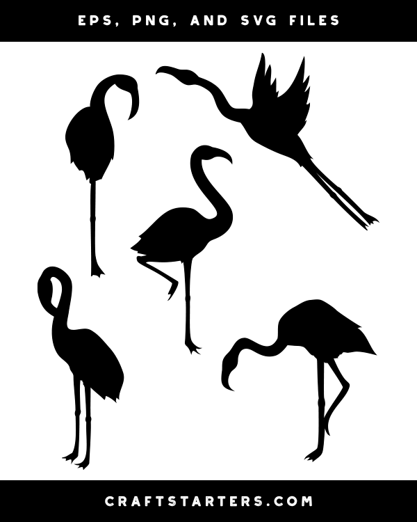 Flamingo Silhouette Clip Art