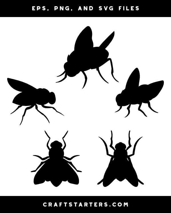 Fly Silhouette Clip Art