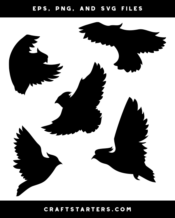 Flying Cockatoo Silhouette Clip Art