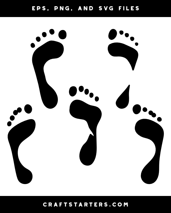 Footprint Silhouette Clip Art