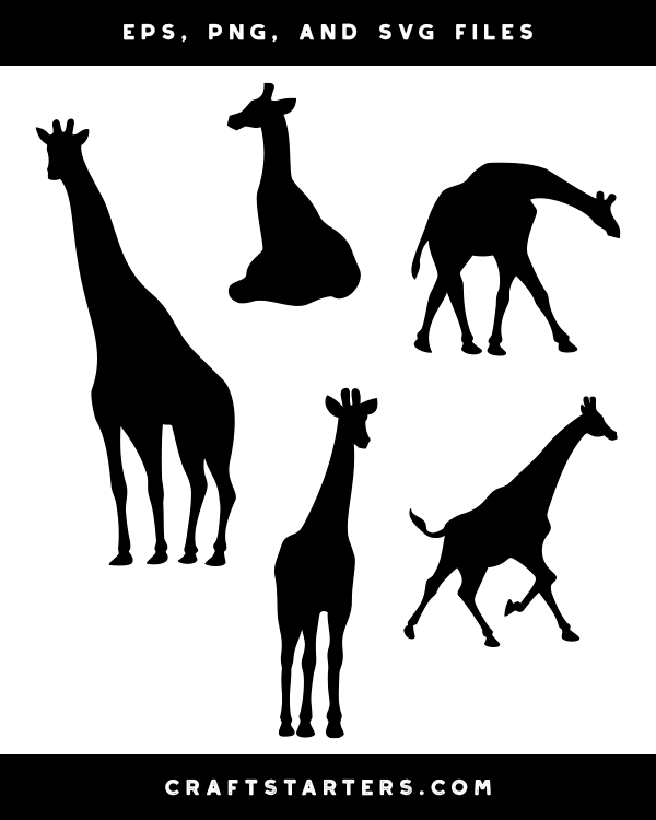 Giraffe Silhouette Clip Art