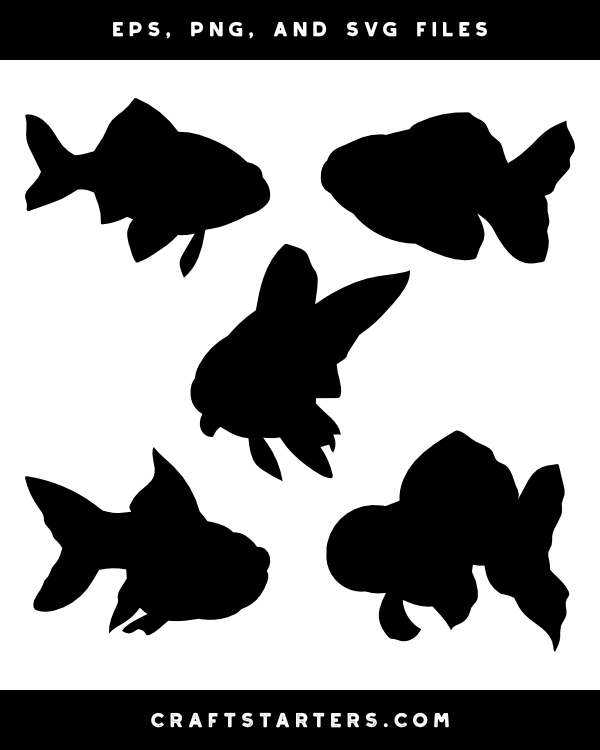 Goldfish Silhouette Clip Art