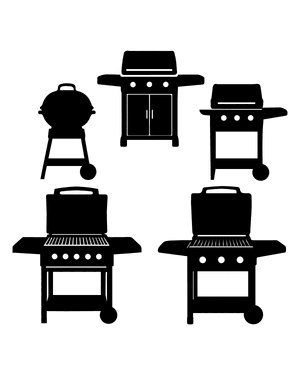 Grill Silhouette Clip Art