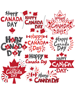 Happy Canada Day Clip Art