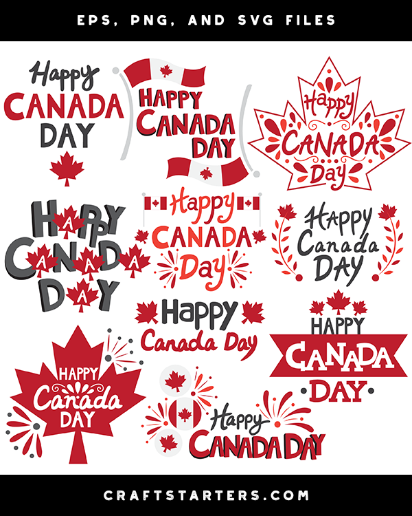 Happy Canada Day Clip Art