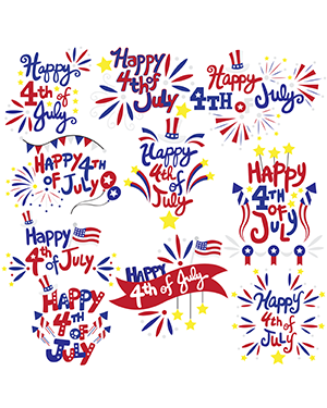 Happy Fourth Of July Clip Art