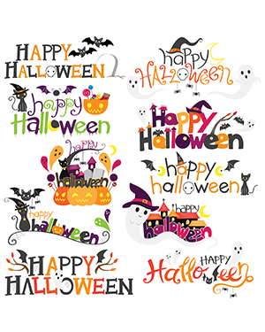 Happy Halloween Digital Stamps