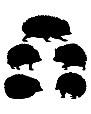 Hedgehog Silhouette Clip Art