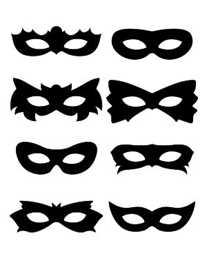 Masquerade Mask Silhouette Clip Art