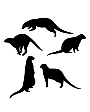 Mongoose Silhouette Clip Art