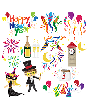New Year's Eve Clip Art