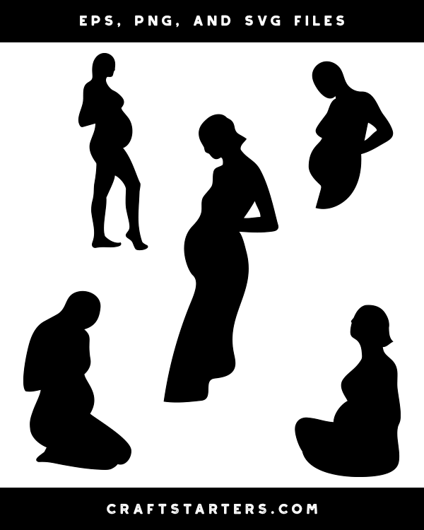 Download Pregnant Woman Silhouette Clip Art