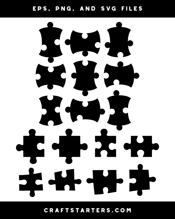 Puzzle Piece Silhouette Clip Art