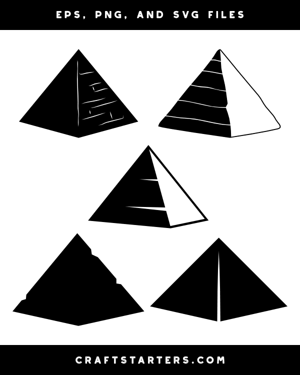Pyramid Silhouette Clip Art